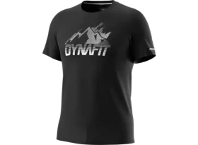 Dynafit triko Transalper Graphic TEE Černá - Dynafit Transalper Graphic pánské tričko krátký rukáv Black Out vel. L