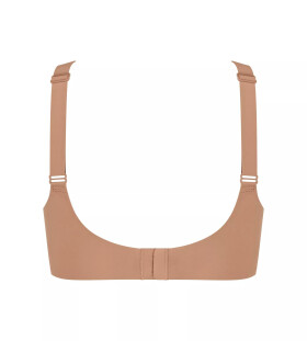 Dámská podprsenka ZERO Feel 2.0 Soft bra - BROWN - sv. hnědá 00CM - SLOGGI BROWN XL