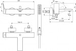 IDEAL STANDARD - Conca Tap Vanová baterie s příslušenstvím, chrom BC763AA