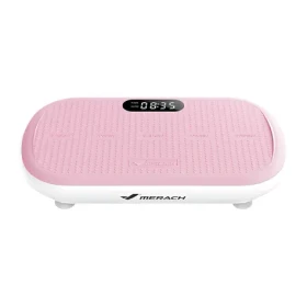 MERACH MR-2440P1 růžová / Vibrační plošina / 200W / amplituda 13 mm / nosnost 200 kg / Bluetooth (MR-2440P1-EU)