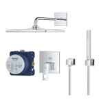 GROHE - Eurocube Sprchový set s baterií pod omítku, 31 cm, chrom 25238000