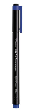 Tombow Fineliner MONO drawing pen, 0,35mm - modrá