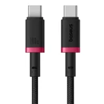 Baseus Dura (P10377803U01-03) Rychlonabíjecí kabel USB-C/USB-C 100W 2m červeno-černá (P10377803U01-03)