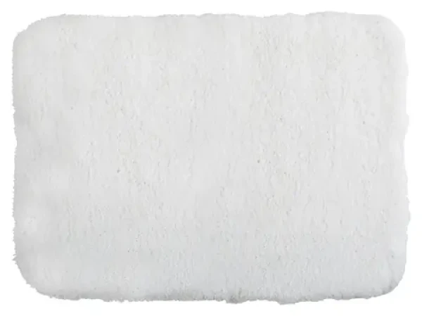 MSV MICROFIBER bílá / Koupelnová předložka / 50 x 70 cm / polyester / protiskluzová