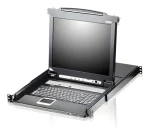 ATEN LCD KVMP Switch 8-port černá / KVM switch / 19" TFT LCD / USB / LAN / 1920×1200 / 1U rack (CL5708N-ATA-2XK07GG)