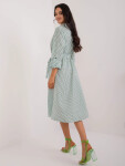 Dámské šaty LK SK 509673.13 bílo-zelené - FPrice L/XL