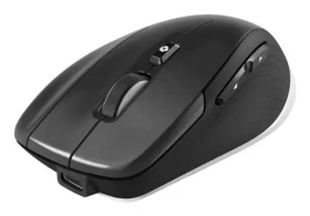 3Dconnexion CadMouse Compact Wireless černá/stříbrná / Bezdrátová optická myš pro CAD / 7200 DPI / Bluetooth / 2.4 GHz (3DX-700118)