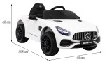 Mamido Elektrické autíčko Mercedes Benz GT bílé