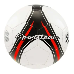 SPORTTEAM Fotbalový míč S2 černo-červený / Míč / Vel. 5 / PVC třívrstvý