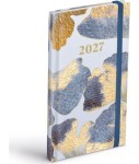 Diář 2027 T806 Lamino 2 s gumkou 90x170mm