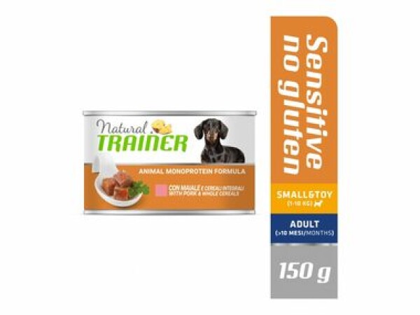 Natural Trainer SENSITIVE Adult ST vepřové 150 g LT / Konzerva pro psy (8059149258454)