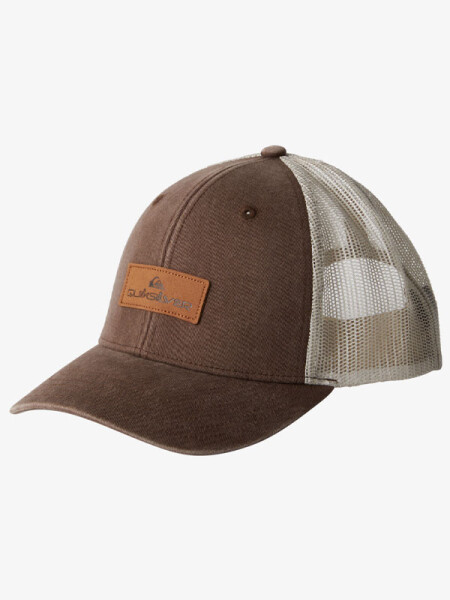 Quiksilver DOWN THE HATCH dark brown pánská baseballka