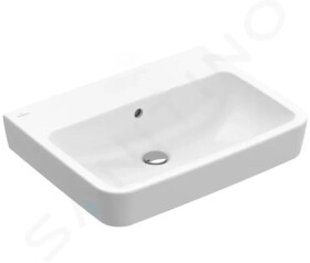 VILLEROY & BOCH - O.novo Umyvadlo na desku, 650x460 mm, s přepadem, bez otvoru pro baterii, alpská bílá 4A41KJ01