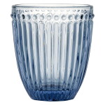 GREEN GATE Sklenice Alice Blue 250 ml, modrá barva, sklo