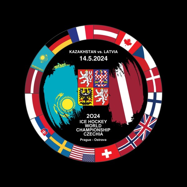 Puk Ice Hockey World Championship Czechia MS 2024 Dueling 14.5.2024 Kazakhstan vs. Latvia