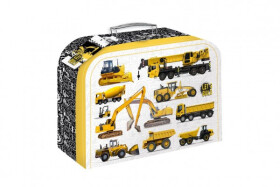 Kufřík/Kufr školní papírový Let's build 35x23x10cm ve fólii