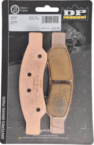 DP Brakes Zadní brzdové desky DP na Can-Am Maverick R 2024-2025