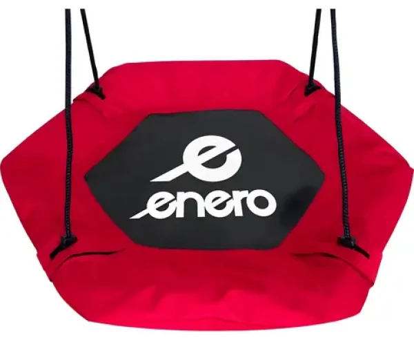 ENERO Šestihranná houpačka Čapí hnízdo červená 90 cm