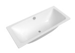 Obdélníková vana SAT Feel 170x75 cm smaltovaná ocel levá i pravá SATVFEEL170DUO SATVFEEL170DUO
