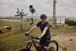 Dres FORCE MTB MOUNT krátký rukáv, tmavě modrý (Barva tmavě modrá, velikost S)