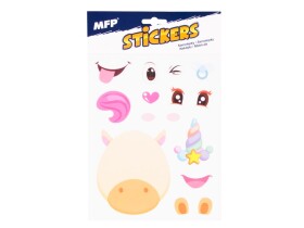 Samolepky vytvoř si obličej - jednorožec Samolepky vytvoř si obličej - jednorožec