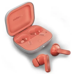 Motorola Moto Buds růžová / bezdrátová sluchátka s mikrofonem / Bluetooth / ANC (PG38C05750)