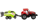 Mamido Traktor se secím přívěsem na třecí pohon