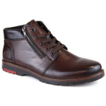 Kožené pohodlné zateplené boty Rieker M RKR625 brown 40