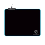 White Shark LED LUMINOUS L černá / podložka pod myš / 350 x 250mm (LUMINOUS-350x250)