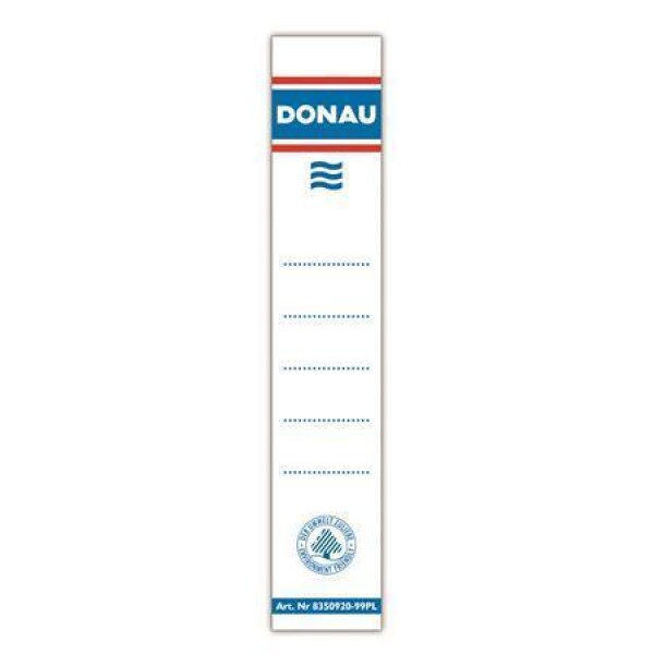 Štítky oboustranně DONAU bílé