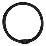 Spirella RINGO SMALL sada 12 ks kroužků na sprchové závěsy matná černá / kov / průměr 4 cm (7610583205957)