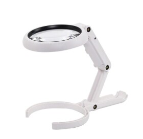 Stolní a ruční LED lupa se zvětšením 5× / 11×