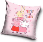 Povlak na polštářek Prasátko Pepina Kamarádky Zuzka a Rebeka