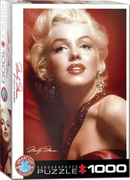 EUROGRAPHICS Puzzle Marilyn Monroe: Červený portrét