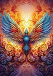 ART PUZZLE 5253 Puzzle Barevný Fénix