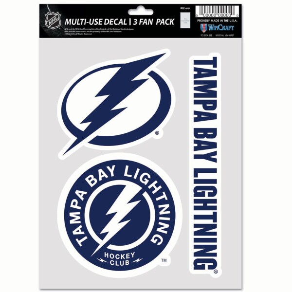 Samolepka Tampa Bay Lightning NHL Multi-Use Set (3 ks)% 1 ks