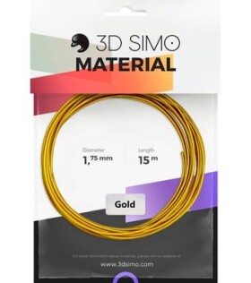 3DSimo REAL GOLD MultiPro/KIT - 15m zlatá