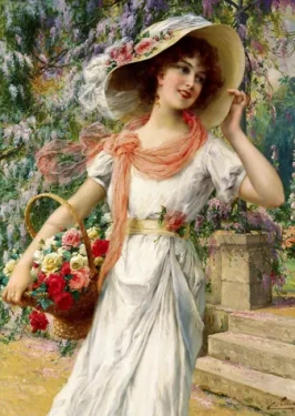 ENJOY Puzzle Emile Vernon: Květinová zahrada