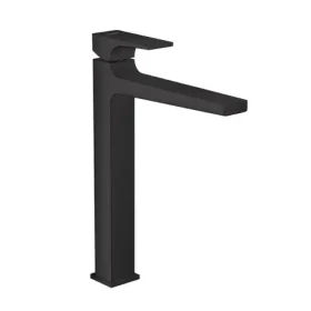 Hansgrohe Metropol - Umyvadlová baterie s výpustí Push-Open matná černá (32512670)