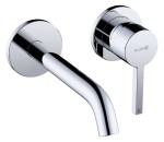 KLUDI - Nova Fonte Umyvadlová baterie pod omítku, 2-otvorová instalace, chrom 202440515