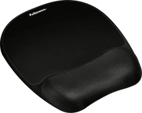 Fellowes pěnová černá / Podložka pod myš a zápěstí / Paměťová pěna / 230 × 220 × 20 mm