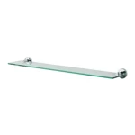 Spirella ATLANTIC nástěnná polička 60 cm chromovaná ocel / sklo (7610583064196)