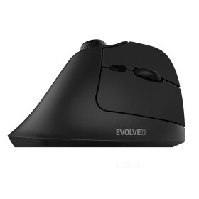EVOLVEO TwinVerti černá / Ergonomická bezdrátová myš / optická / 1600 DPI / 7 tlačítek / RF 2.4 GHz / Bluetooth (TWINVERTI)