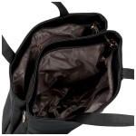 Stylová dámská koženková kabelka na rameno Susanne, černá