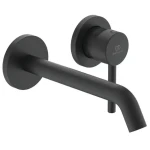 Ideal Standard CeraLine - Umyvadlová baterie pod omítku | 2-otvorová instalace | černá (A6938XG)