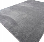 DumDekorace Moderní šedý jednobarevný koberec s protiskluzovou úpravou ETA4 Šířka: 160 cm | Délka: 230 cm