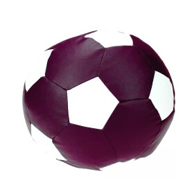 FRONTI Sedací vak - míč 110 cm - fialová + bílá