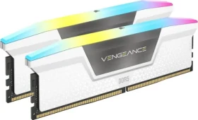 Corsair Vengeance RGB 32GB (2x16) DDR5 6000MHz bílá / C36 / DIMM / XMP 3.0 (CMH32GX5M2B6000C36W)