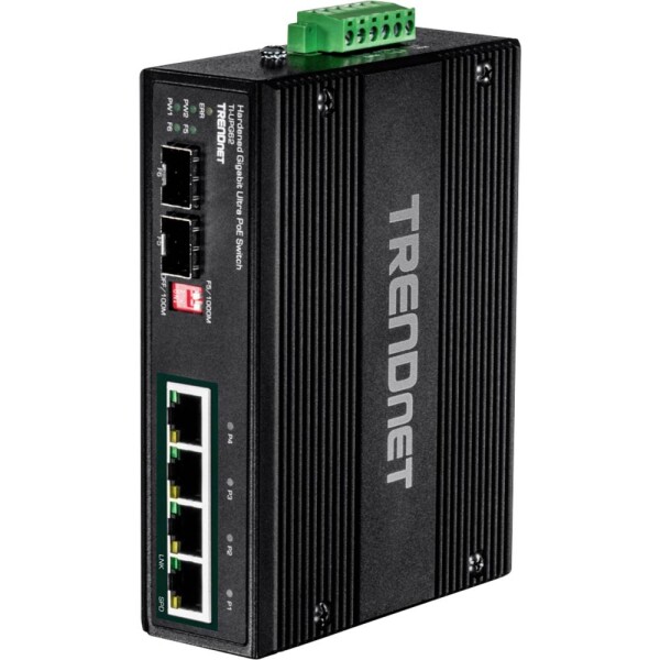 TrendNet 21.22.1280 TI-UPG62 průmyslový ethernetový switch 10 / 100 / 1000 MBit/s