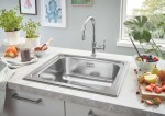 GROHE - Dřezy Dřez K200, 53x46 cm, kartáčovaná nerez ocel 31719SD0